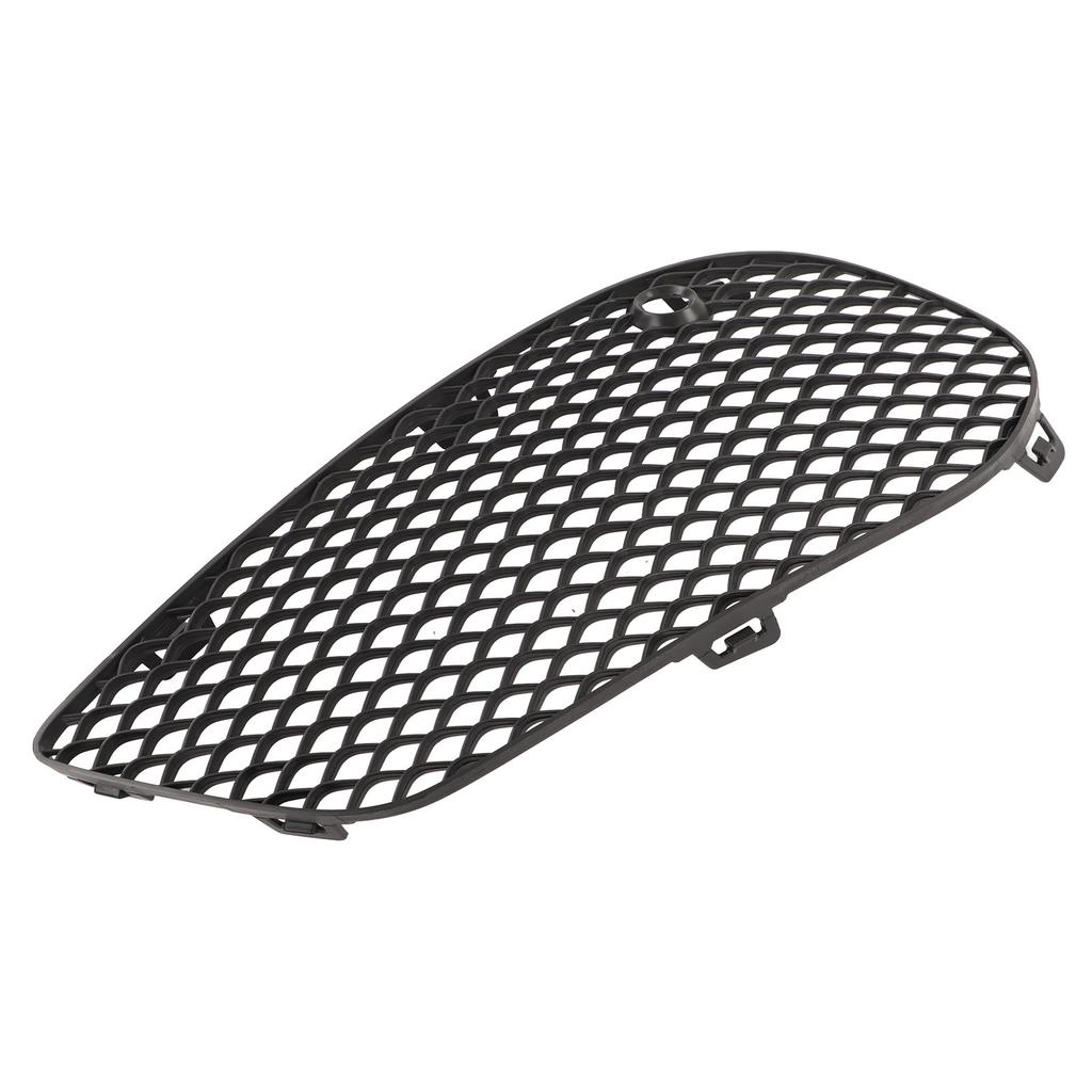 Black Front Bumper Fog Light Grille Cover Fog Lamp Bezel Trim Replacement for Mercedes Benz C Class