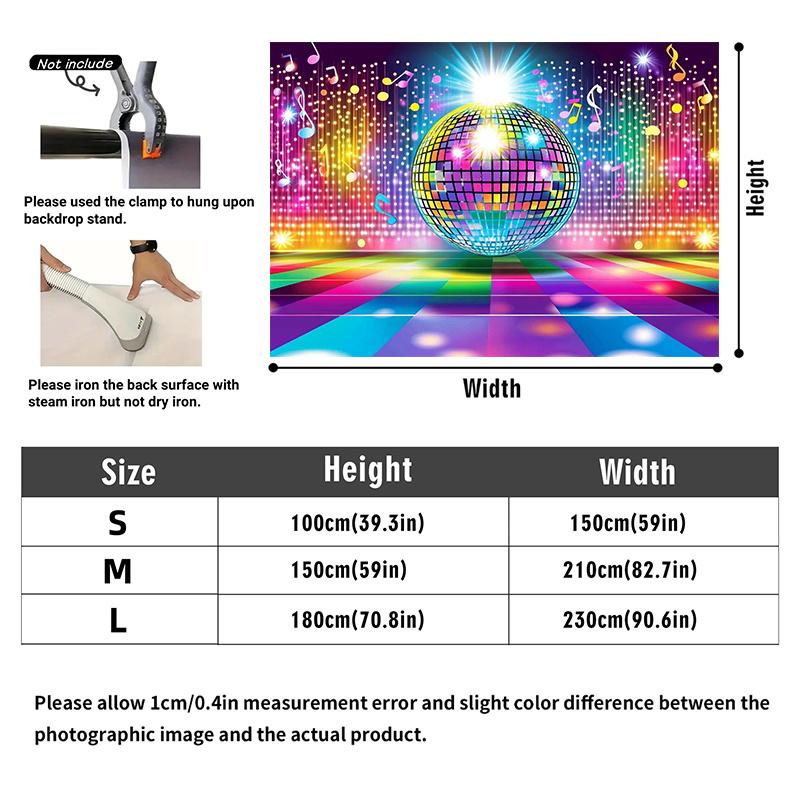 1 retro disco ball background hip-hop party banner suitable for birthdays weddings photos videos live events
