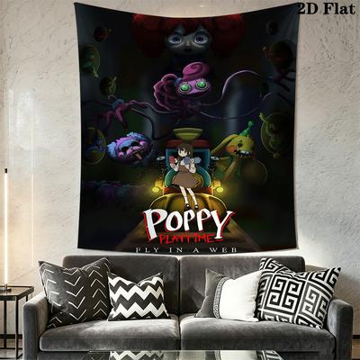 1 Pezzo Poppy Playtime Appeso a Parete Coperta in Tessuto Stampata Arazzi Decorativi per Camera da Letto Soggiorno Arredamento per la Casa