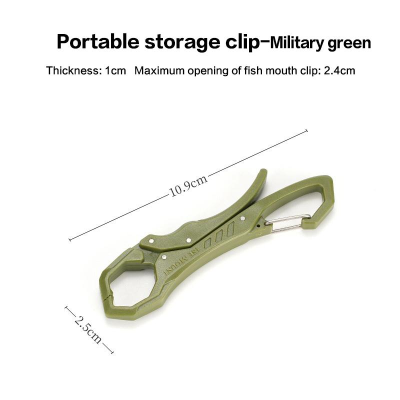 

Fishing Pliers Portable Fish Lip Gripper Fish Control Pliers Grabber Keeper Glass Fiber Fish Gripper Fishing Accessories 2 зелёный