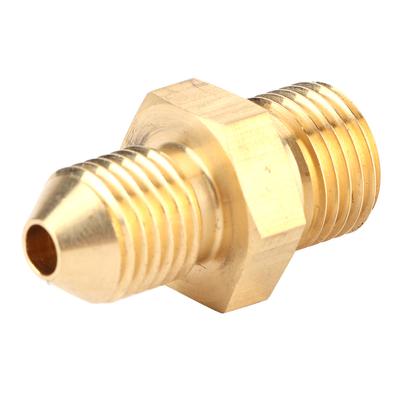 UNF Male To AN4 1 2 20 Male Brass Fitting Adapter Connector for Oil Water Gas 4mm   0.2in Hole
