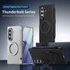 For Samsung Galaxy Z Fold 7 6 5 4 3 5G 360° Magnetic Bracket Phone Case with Screen Glass Film S Pen Slot Hinge Shockproof Cover