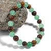 Double Color Beaded Natural Stone Bracelet for Men & Women - DIY Casual Jewelry