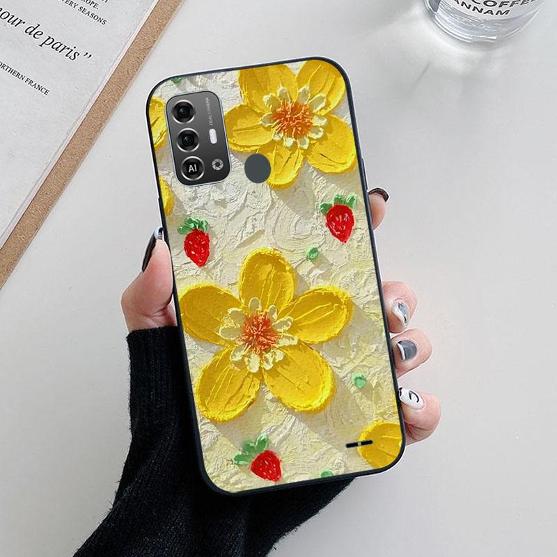 

Для ZTE Blade A53 Pro / A53Plus Чохол Модний Силіконовий Розкішний Милий М який ТПУ Бампер для ZTE BladeA53 Plus A53Pro Чохол для Телефона A53 For ZTE A53 Pro