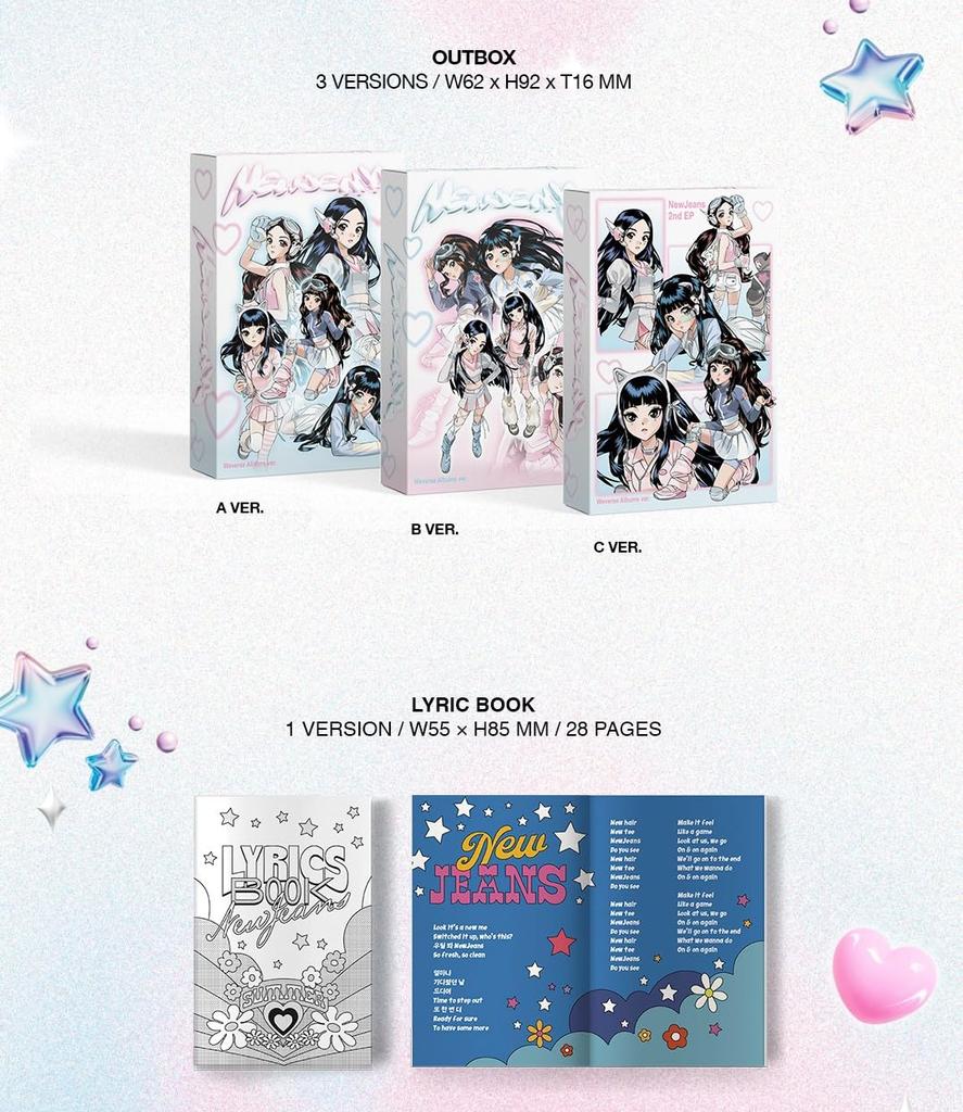 NewJeans 2nd EP Weverse Albums 'Get Up' ver. (Korean version)