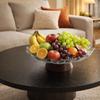 Draining Pedestal Fruit Bowl Plastic Dried Fruit Plate Fruit Display Stand  Table Centerpiece