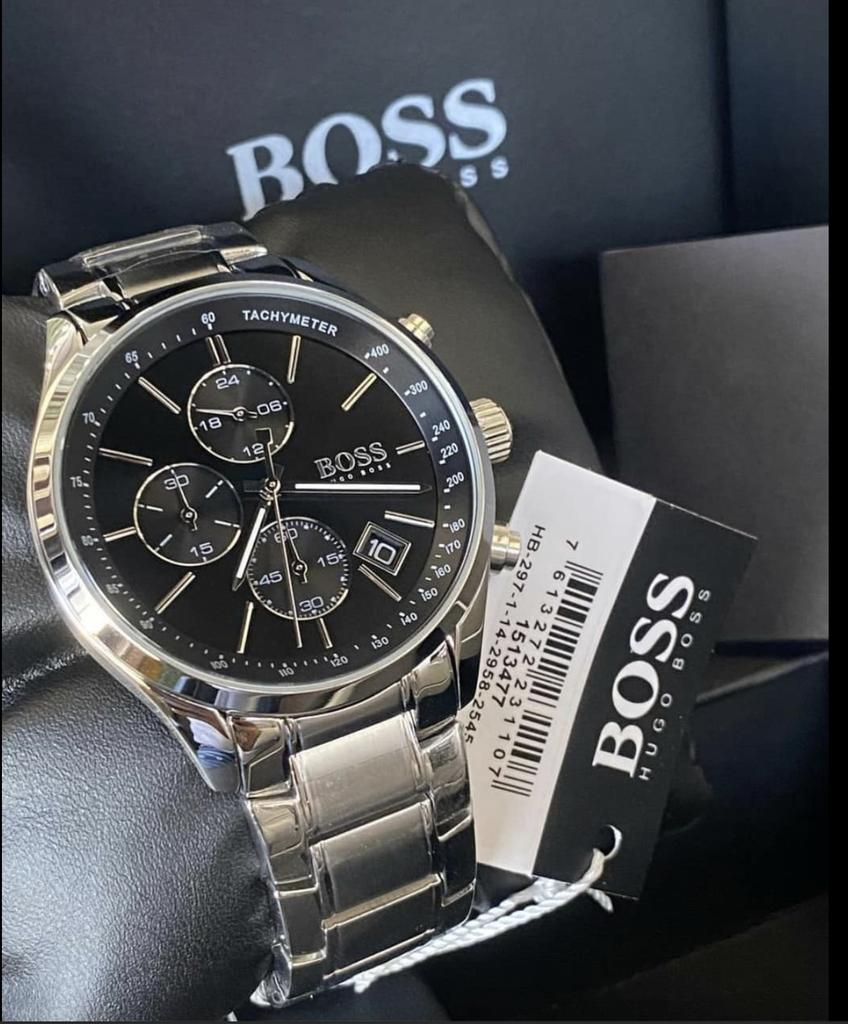 RELÓGIO MASCULINO HUGO BOSS 1513477 - GRAND PRIX (zh022c) + CAIXA