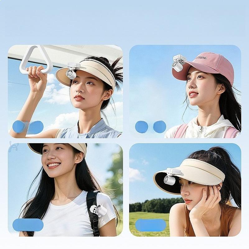 Small Cyclone Portable Buckle Fan Mini Handheld Waist Clip Leafless Hat Clip Fan Portable Air Conditioner Bladeless Fan