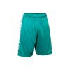 Wordmark Basketball Shorts Men's Green Moderate Straight Fit Pants 1350993-454