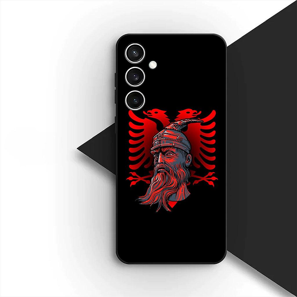 Albanians Red Albania Flag Phone Cover for Motorola Moto Edge 70 60 Fusion NEO Pro G Stylus G56 G96 G04 G05 20 Soft Case