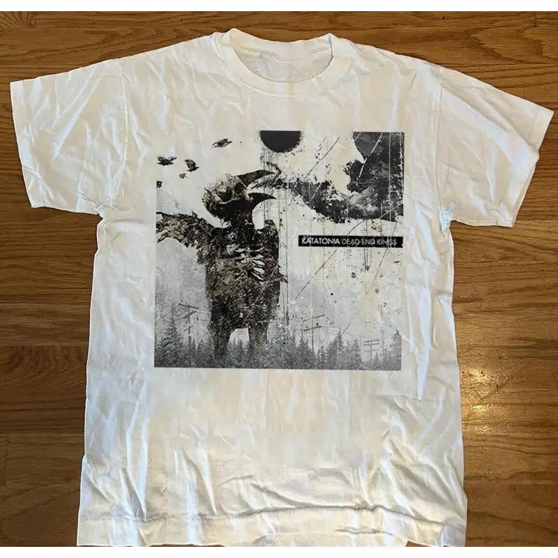Katatonia Band Dead End Kings Album Short T Shirt Cotton White AL393