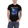 Megadeth Unisex Erwachsener Rust In Peace Track List Rückendruck T-Shirt