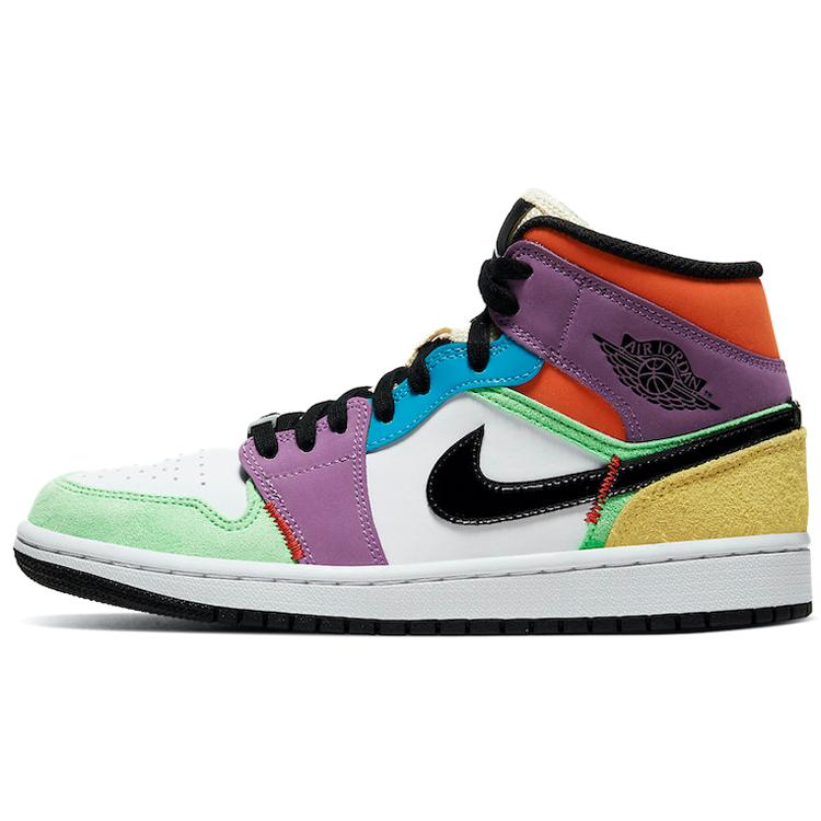 

new Jordan 1 Mid SE Multi Color Women s 36.5