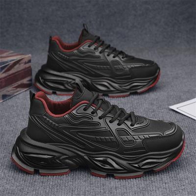 Spring Men's Shoes New Breathable Mesh Sports Shoes Men's Trend Versatile Thick-soled Heightening Casual Running Shoes