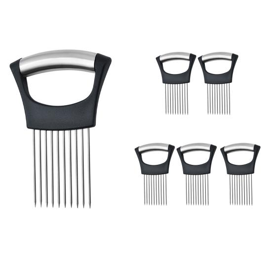 Onion Cutter Holder Universal Vegetable Chopper for Onions Tomatoes Potatoes No-mess Food Prep Tools