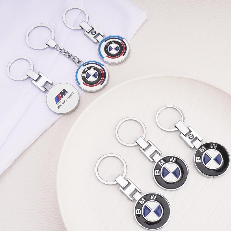 For Bmw M M3 M5 Performance E36 E39 E46 E53 E90 E60 E61 E93 X3 X1 3D Metal Car Styling Emblem Keyring Car Key Chain Accessories rldf93