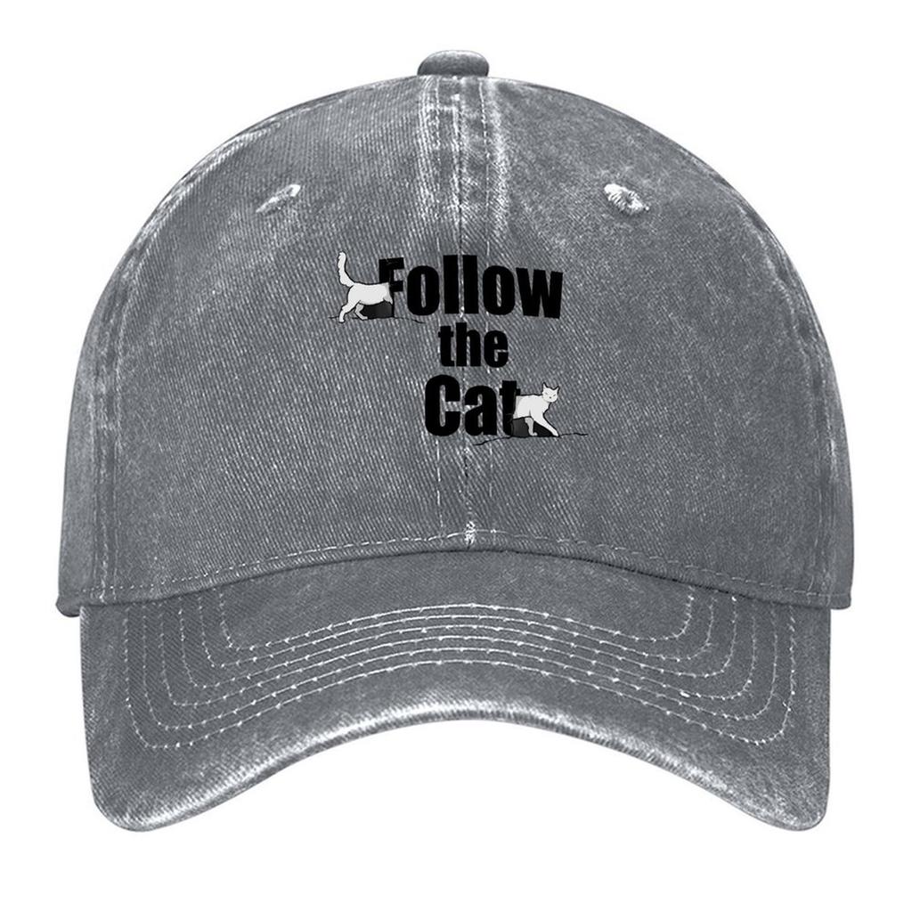 2026 Follow The Cat Baseball Cap Golf Hat Unique Hats Sailor Cap For Men Military Tactical Cap Caps Male Women's