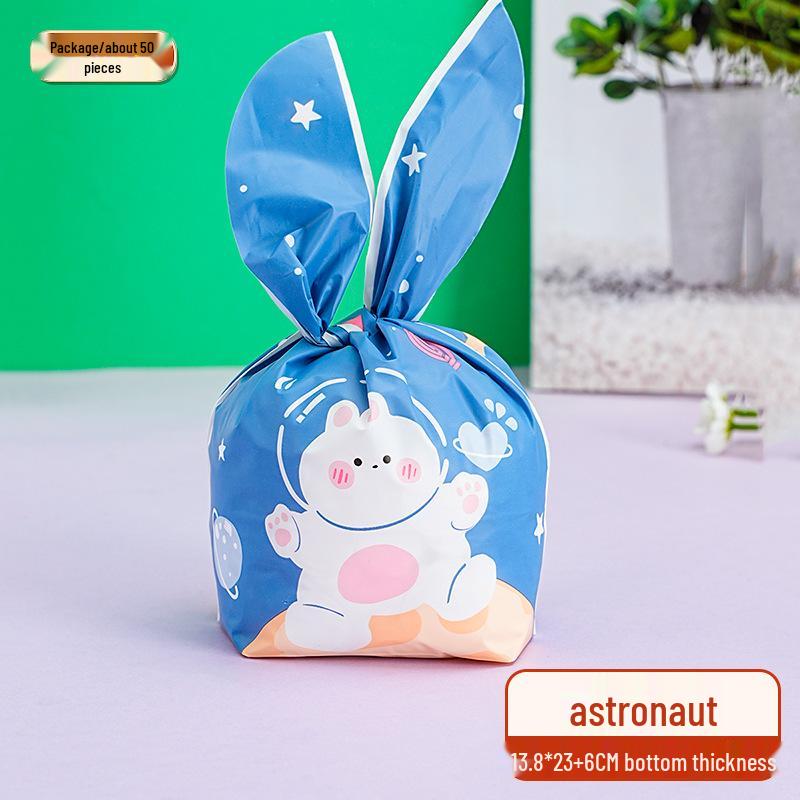 Children's Day Gift Bag: Snowflake Crisps, Snacks, Biscuits, Candy Rabbit Ear Packaging