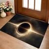 Cosmic Nebula Star Black Hole Floor Mat Cozy Flannel Soft Thick Non-Slip Mat For Living Room Bedroom Kitchen Decor Rugs