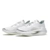 LiNing Jueying Non-slip Wear-resistant Shock Absorption Low-Top Running Shoes Silver Phantom Titanium Air ARHQ245-4