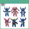 6-pack Of Sturdy 8cm Stidi Figure Toys For Cake Decoration 150g Plastic Material