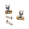 2 Pcs Guitars Roller String Trees Durable Standard Guitar String Guide Retainer with Screws Electric Guitar Accessories