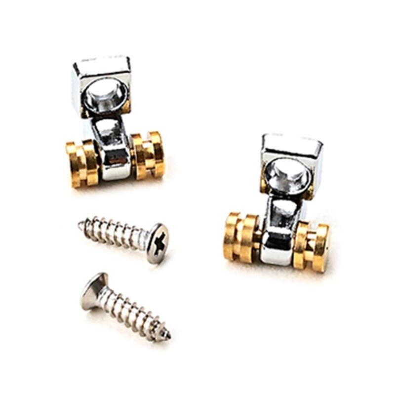 2 Pcs Guitars Roller String Trees Durable Standard Guitar String Guide Retainer with Screws Electric Guitar Accessories