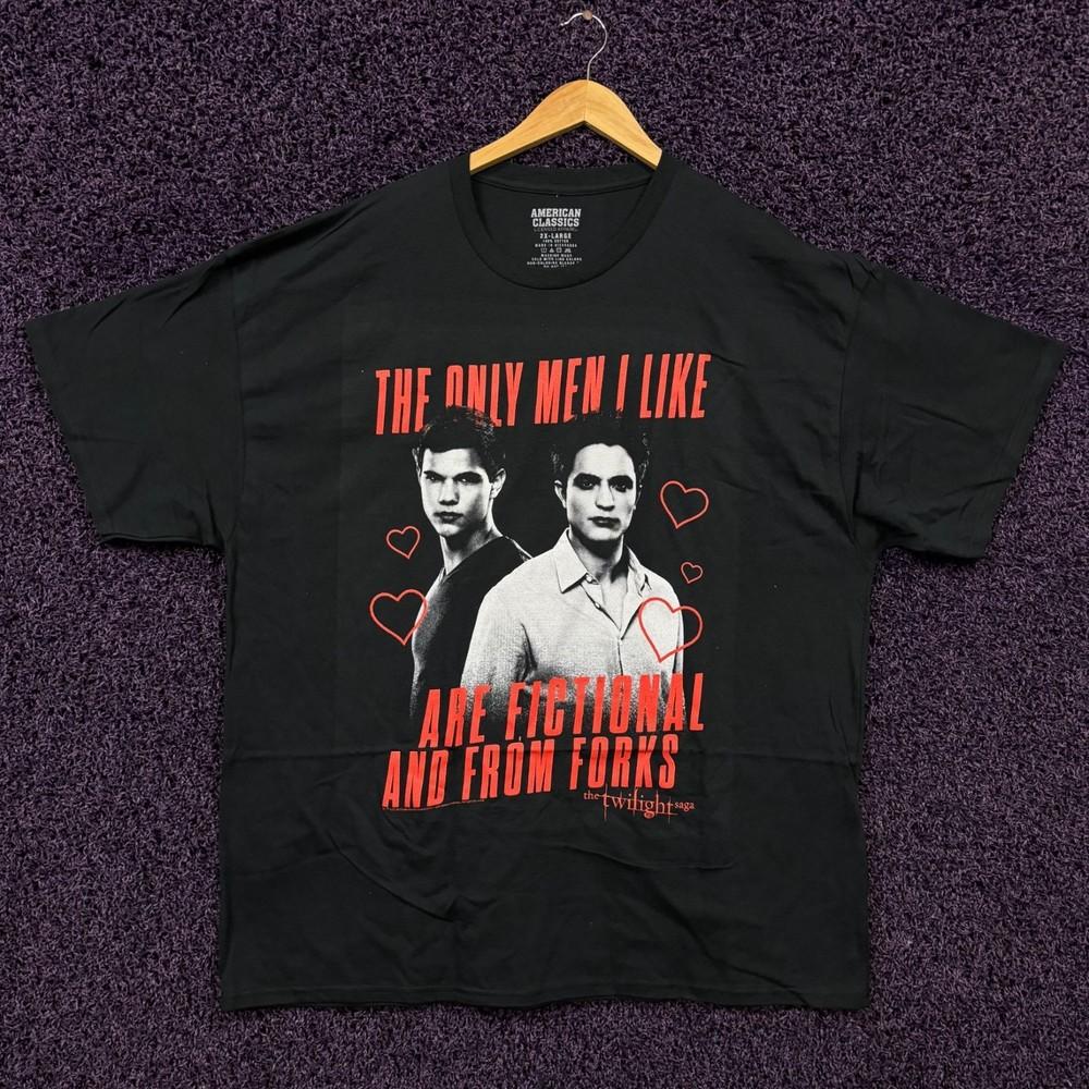 Twilight The Only Men I Like are From Forks TShirt Size 2XL Unisex T-Shirt M