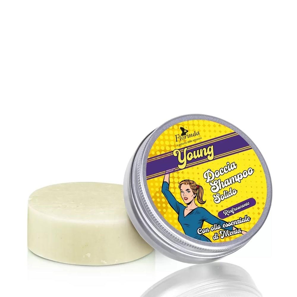 

Florinda Young 2-in-1 Dance, твердый шампунь для душа со вкусом мяты 70 гр