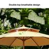 2.7/3meter Parasol Replacement Cloth Outdoor Garden Banana Umbrella Cover Waterproof Sunshade Canopy For 8 Ribs Parasol