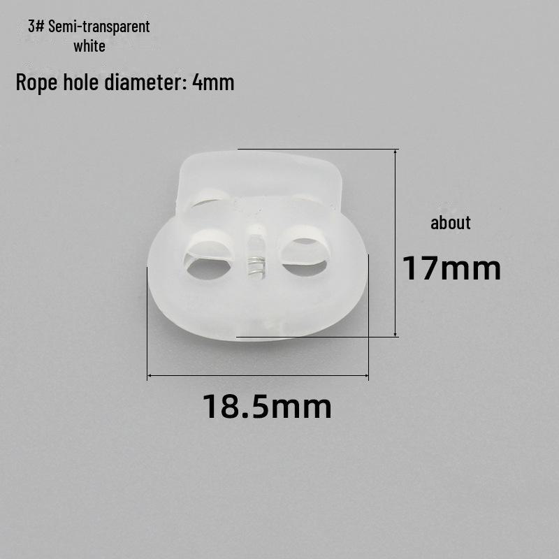 Snur elastic pentru copii, cataramă pentru nas de porc cu două găuri pentru jachete, pantofi și pălării