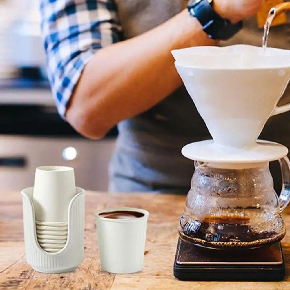 Durable Mouthwash Cup Holder U-Shape Paper Cup Dispenser Bathroom Cup Dispenser  Bathroom Vanity