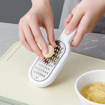 1 set 3 st Vita Tre I Ett Multifunktionell Skalare Kök Potatis- och Gurkstrimlare Vitlökspurémaskin