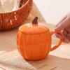 Kubek dyniowy na Halloween 320 ml Pyłoszczelny Kubek na napoje Uroczy Ceramiczny Kubek do herbaty Kawiarnia