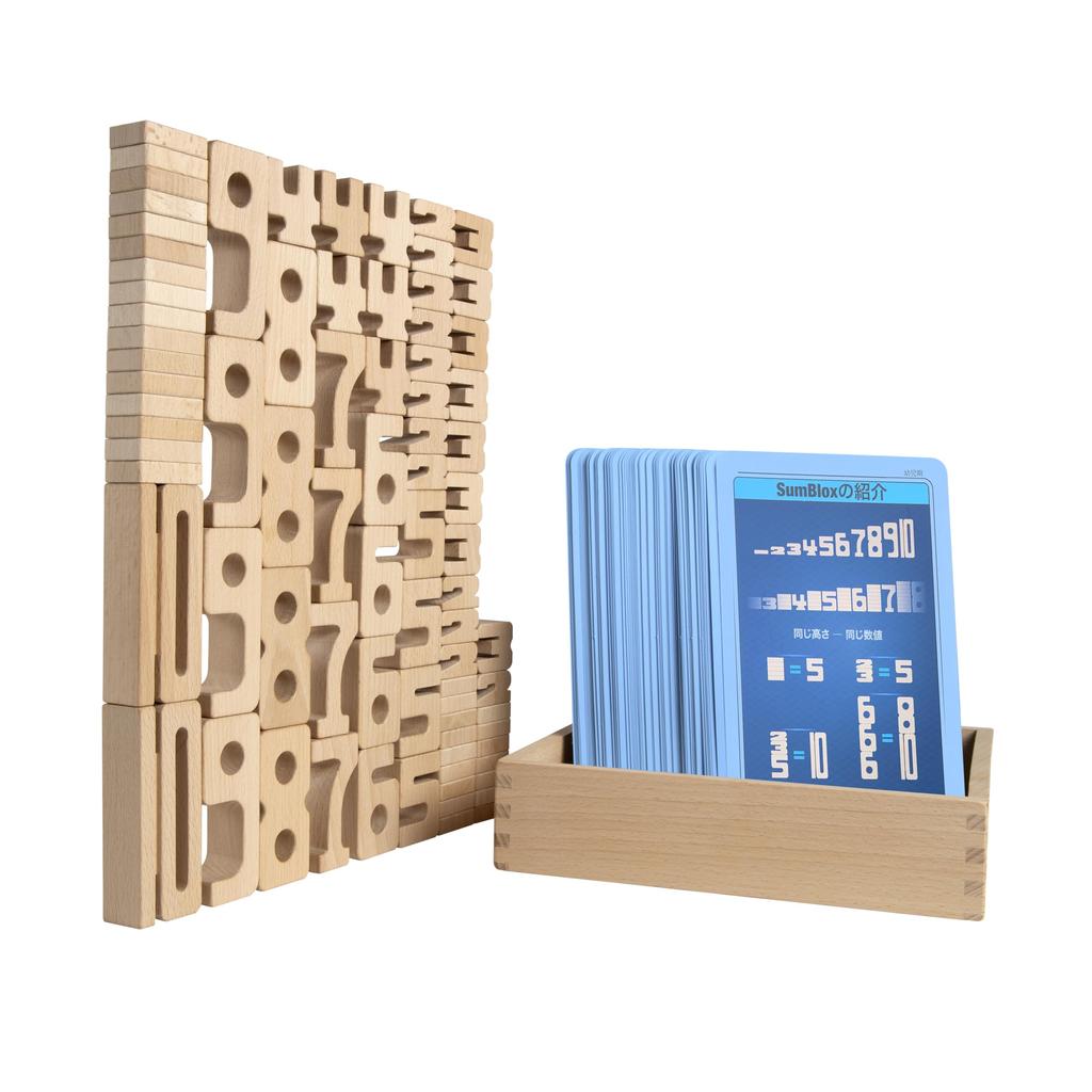Sumblox Mini Basic Set: Learning Numbers Through Play with Sumblox Building Blocks, Includes Japanese Language Cards