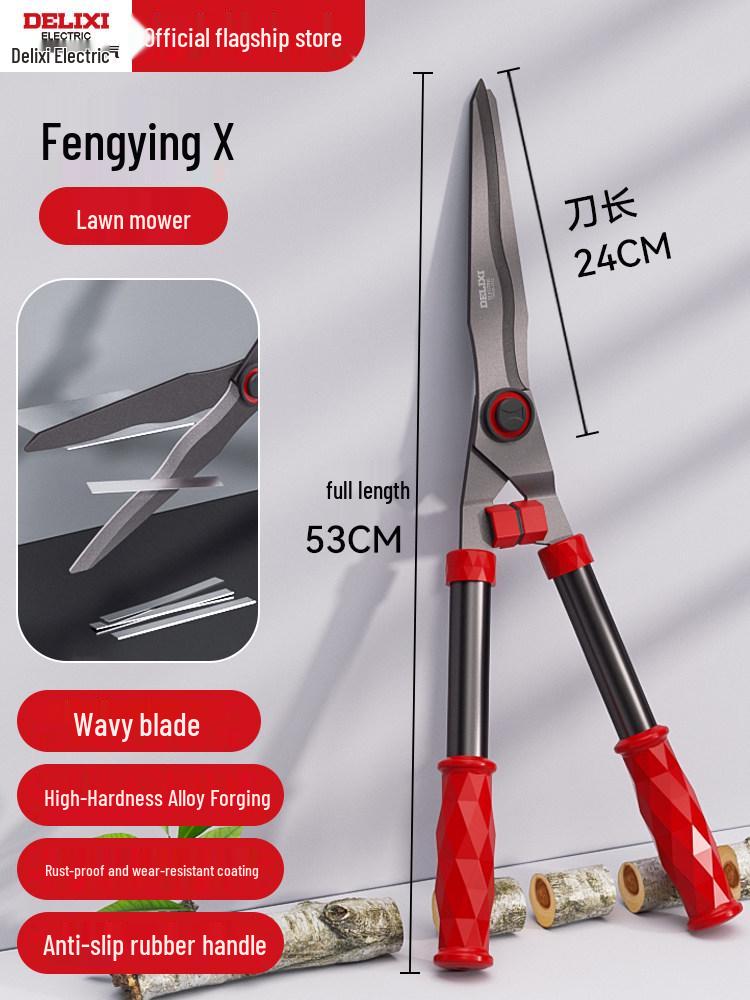 DELIXI Large Garden Pruning Shears for Branches and Lawns