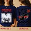 T-shirt Bruno Mars Romantic Tour 2026 Data del Tour Lato Posteriore T-shirt in Cotone Double-sided Comoda, Traspirante, Alta Qualità Ins