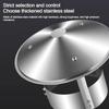 75-160mm Ventilated Rain Cap Stainless Steel Exterior Wall Air Outlet Stove Pipe Protector Cover Chimney Exhaust Hood Fireplaces