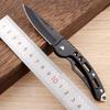 Portable and foldable multifunctional stainless steel with keychain, fruit cutting tools, outdoor mini knives, camping equipment