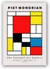 Piet Mondrian Bauhaus Framed Poster by Aoipro (black Frame)