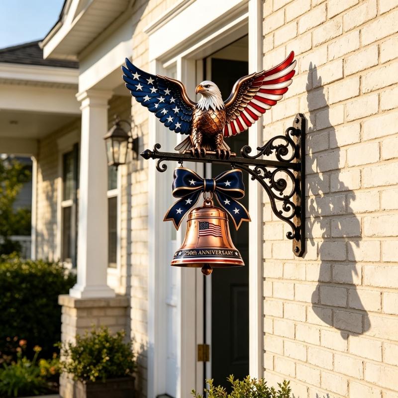 250Th Anniversary Commemorative Doorbell 250Th Anniversary Bells Gift Unisex,Decorative Hanging Bells Home Decors