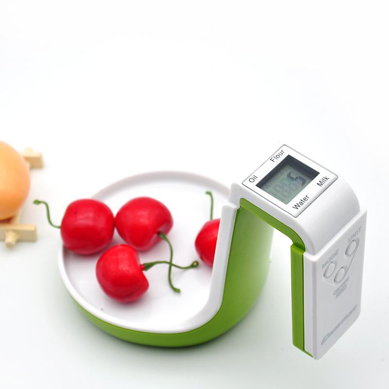 Kitchen Scales with LCD Display Digital Beaker Electronic Tool Hostweigh Measuring Cup Temperature Weight Measurement Cups