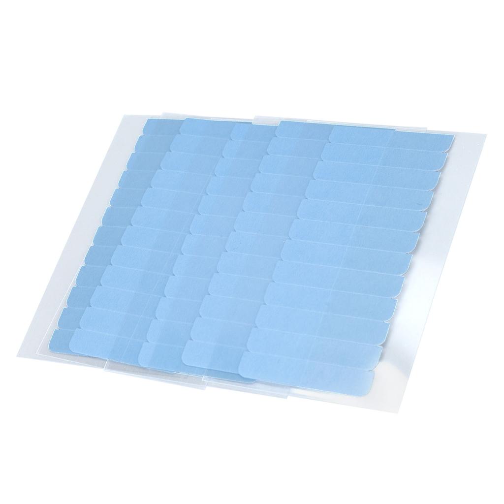 5 Sheets Wig Double Sided Adhesive Tape Blue Waterproof Antislip Professional Hair Extensions Styling Tool