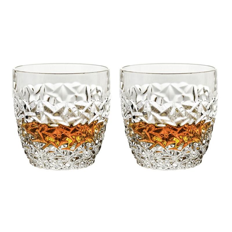 250ml/350ml Premium Cocktail Glass Hammer Patterned Wine Glasss Luxury Whiskey Glasses Party High End Wine Glass Bar Accessories