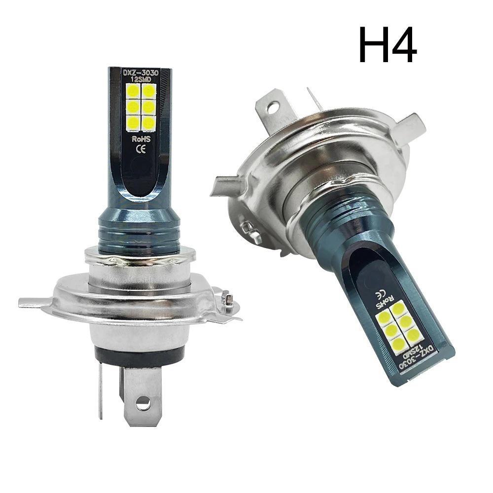 LED Car Fog & Headlight H4 H7 H8 H11 9006 CSP 3030 12SMD Anti-Fog Bulb