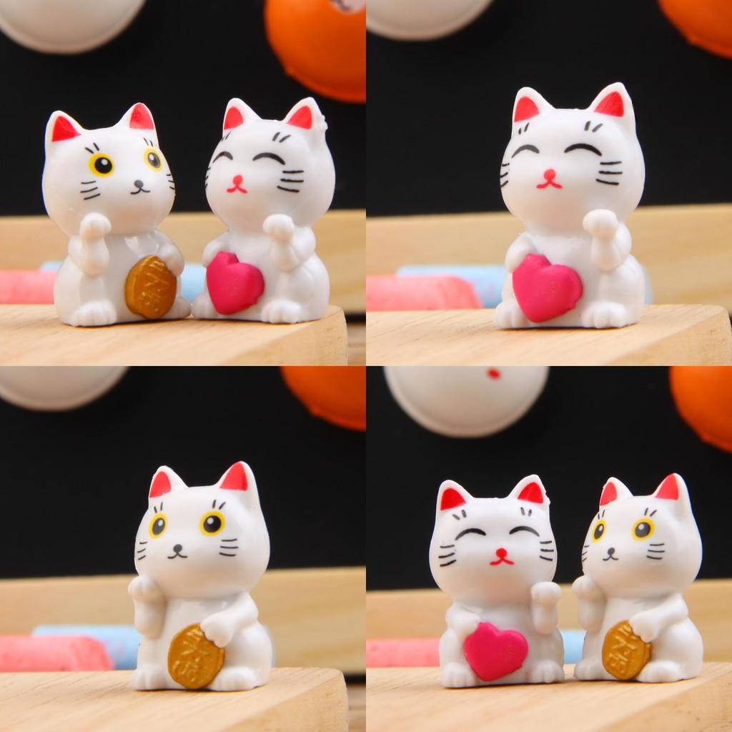 Cat Action Figures Model Toy Micro Bonsai For Garden Display Ornaments Gift