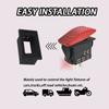 Non Light 2/3/6Pin SPST/SPDT/DPDT 12V 20A Rocker Switch No Light Pollution Waterproof IP66 for Car Boat Truck Yacht Motorcycle