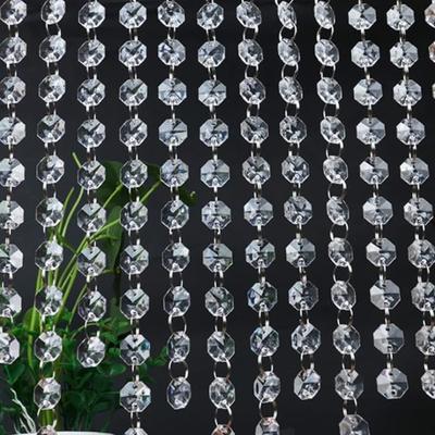 10 ks pramenů závěsné čiré akrylové křišťálové girlandy Lustr Korálkový řetízek Ornament Řetězec Dekorace pro lustrový strom Svatební oslava