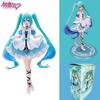 20cm New Desktop Cute Hatsune Miku Kwaii Style Anime Figure Toys Model Collector Doll Birthday Gift PVC Kid Friendly Entertaining Fun Play Safe
