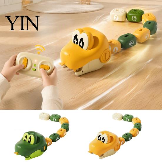 Interactive Snake Toy Set 1/2 Sets Remote Control Car Toy, Magnetic Eating Itself Game Electronic 2 Player Electric RC for Kids Indoor Racing